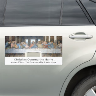 The Last Supper, Christianity, Religious Car Magnet