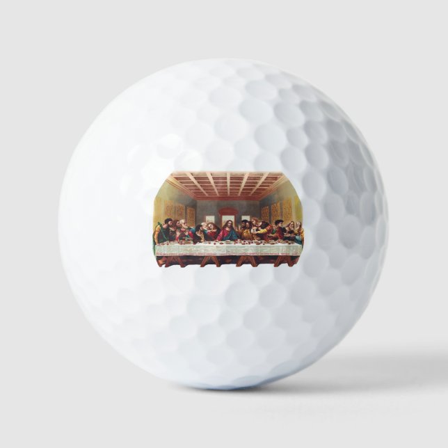 The Last Supper Classical Religious Art Golf Balls (Front)