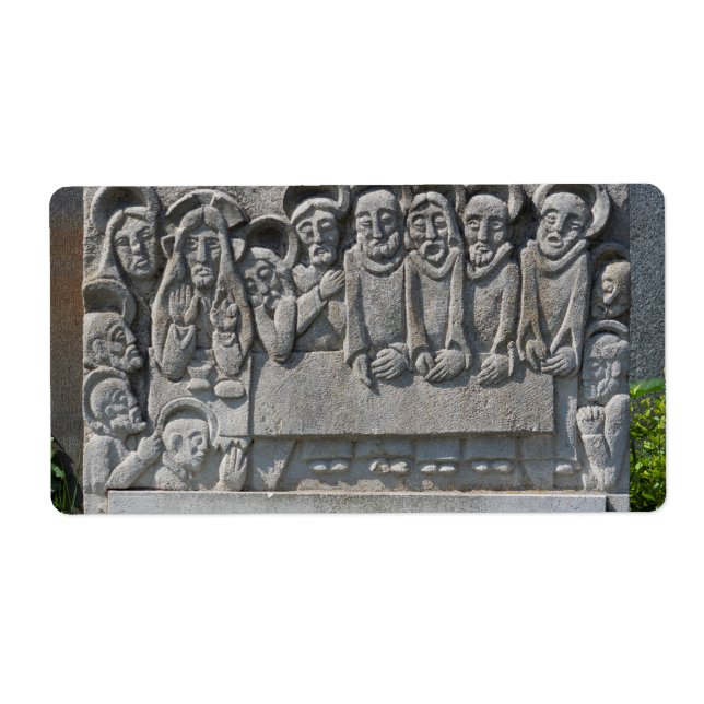 The Last Supper Gravestone (Front)