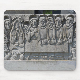 The Last Supper Gravestone Mouse Pad