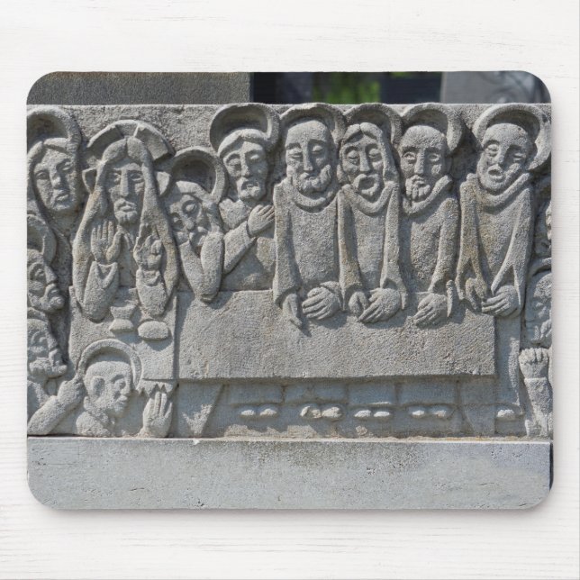 The Last Supper Gravestone Mouse Pad (Front)