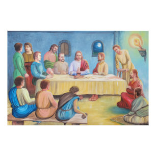 The Last Supper: Jesus and the Disciples Photo Print