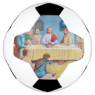 The Last Supper: Jesus and the Disciples Soccer Ball