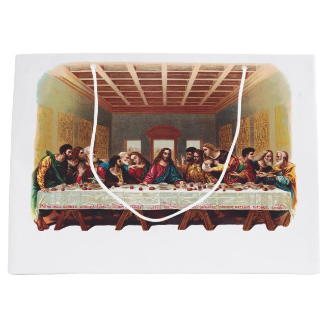 The Last Supper Large Gift Bag (Front)