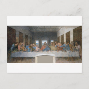 The Last Supper, Leonardo da Vinci, 1495-1498 Postcard