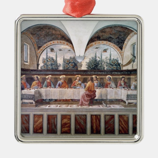 The Last Supper Metal Ornament (Front)