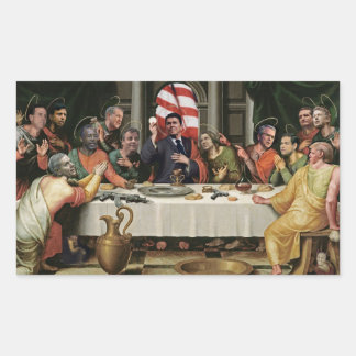 The Last Supper of the Republican Party Rectangular Sticker