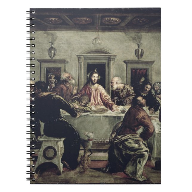 The Last Supper (oil on canvas) 2 Notebook (Front)