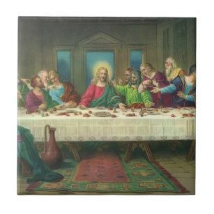 The Last Supper Originally by Leonardo da Vinci Ceramic Tile
