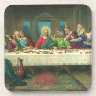 The Last Supper Originally by Leonardo da Vinci Coaster