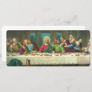 The Last Supper Originally by Leonardo da Vinci Invitation