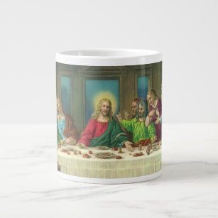 The Last Supper Originally by Leonardo da Vinci Large Coffee Mug
