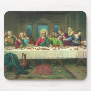 The Last Supper Originally by Leonardo da Vinci Mouse Pad