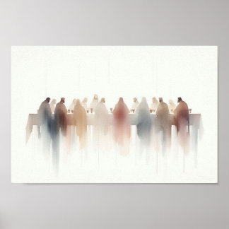 The last supper  poster