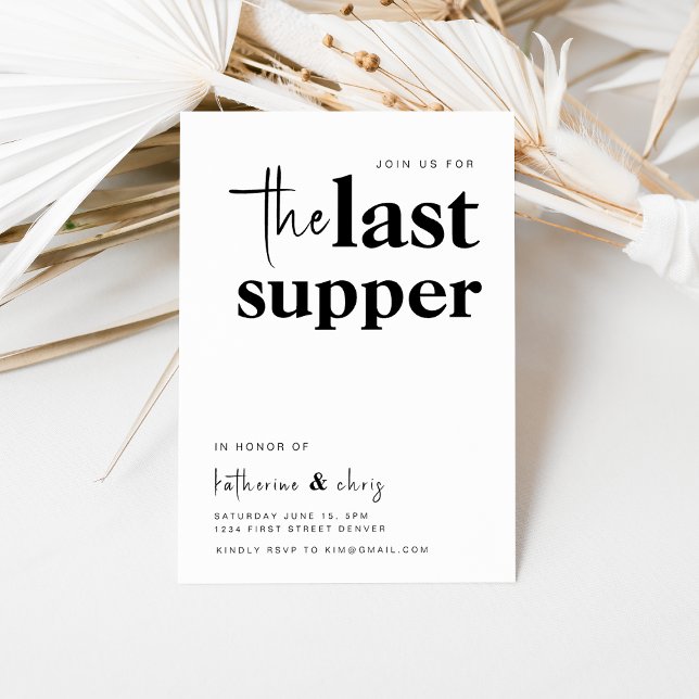 The Last Supper Rehearsal Dinner Invitation (Creator Uploaded)