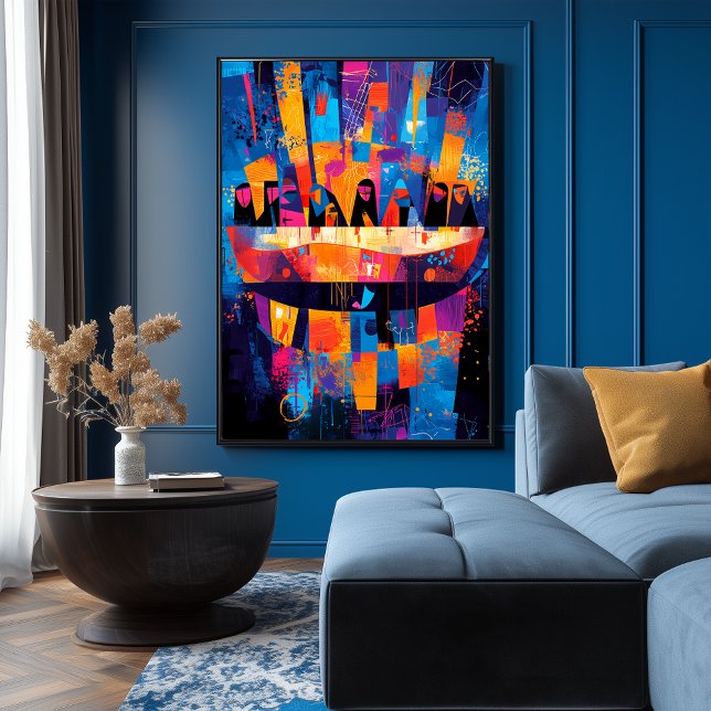 The Last Supper Reimagined – Abstract Geometric  Poster (Creator Uploaded)