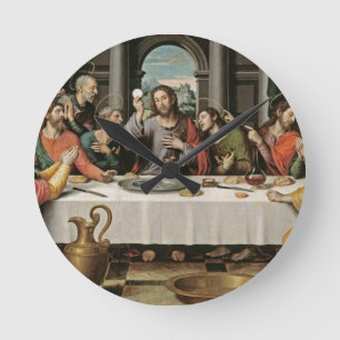 The Last Supper Round Clock