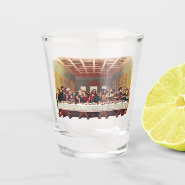 The Last Supper Shot Glass (Front)