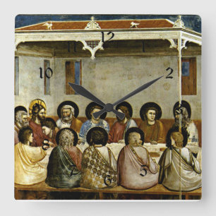 The Last Supper Square Wall Clock