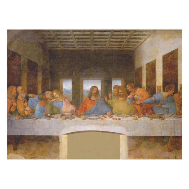 The Last Supper Tablecloth (Front (Horizontal))