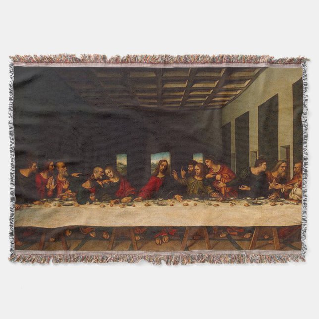The Last Supper Throw Blanket (Front)
