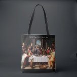 The Last Supper Tote Bag<br><div class="desc">The Last Supper (1560) Juan de Juanes The Last Supper was the final meal that Jesus shared with his disciples before his crucifixion. It took place in Jerusalem during the week of Passover, days after Jesus's triumphal entry into Jerusalem. During the meal, Jesus predicted that one of his disciples would...</div>
