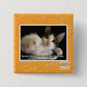 The last thing 15 cm square badge