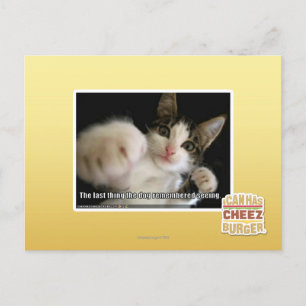The last thing postcard