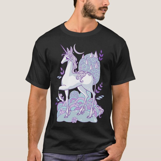 The Last Unicorn Illustration family T-Shirt (Front)