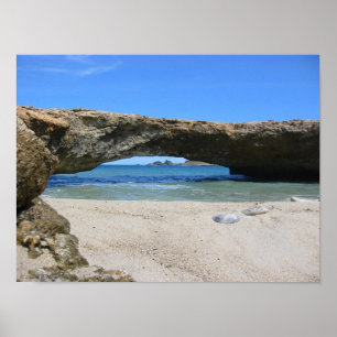 The Late Aruba Natural Bridge Poster