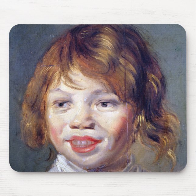 The Laughing Child Mouse Pad (Front)