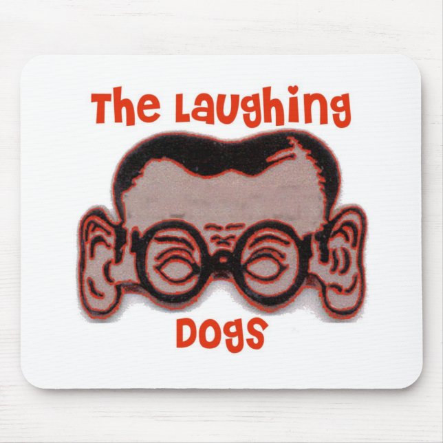 The Laughing Dogs Joe Head Mouse Pad (Front)