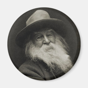 The Laughing Philosopher Poet Walt Whitman Magnet