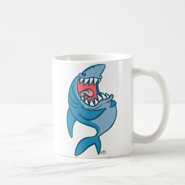 The Laughing Shark cartoon mug (Right)