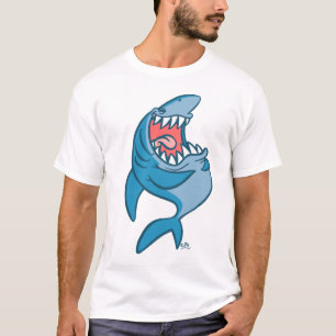 The Laughing Shark cartoon T-shirt