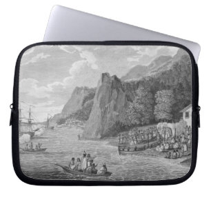 The Launch of the North West America at Nootka Sou Laptop Sleeve