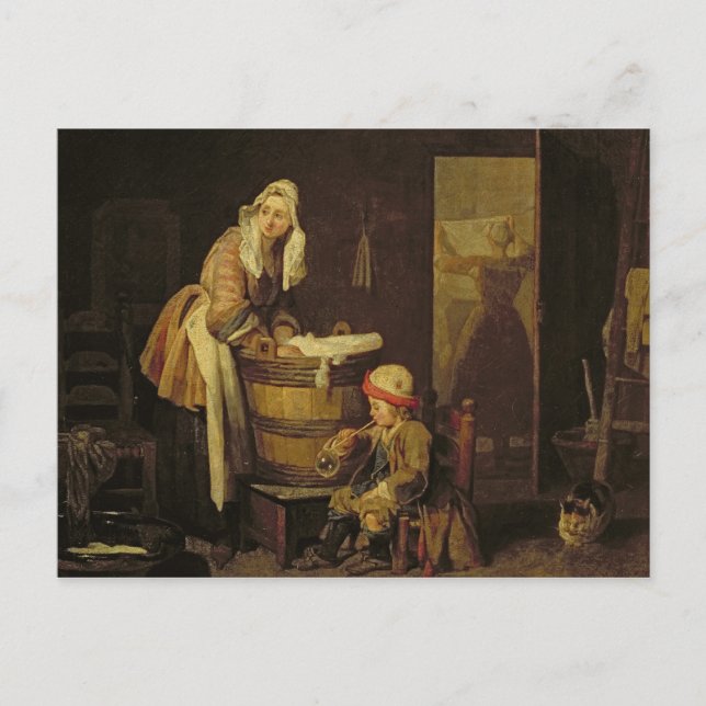 The Laundress Postcard (Front)