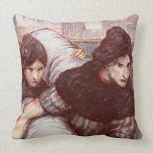 The Laundresses, 1898 (pastel on canvas) Cushion