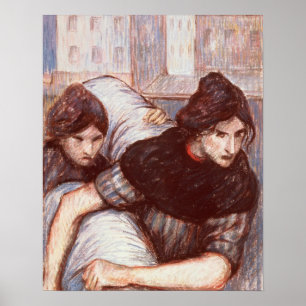 The Laundresses, 1898 (pastel on canvas) Poster