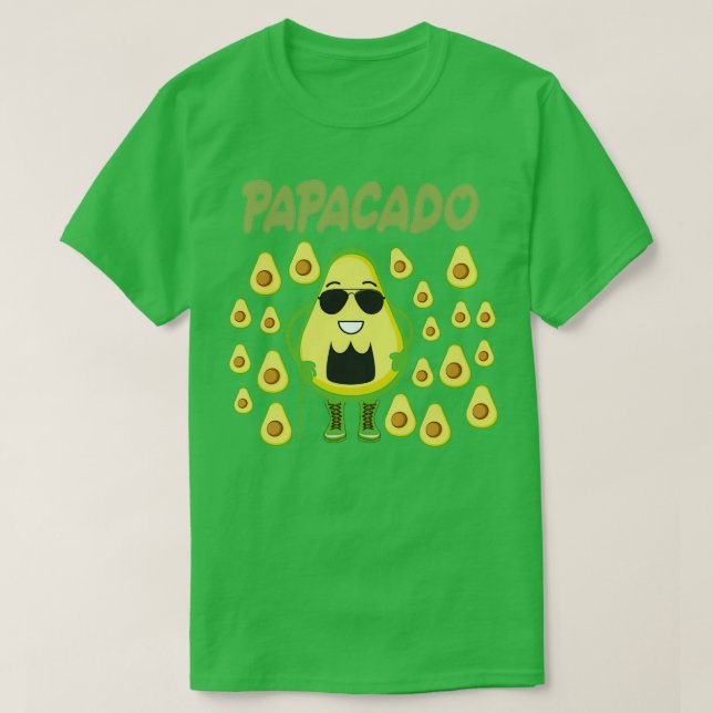 The Lauraceae Funny Papacado Dad amp Father gift f T-Shirt (Design Front)