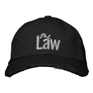 The Law - Embroidered Cap - Black