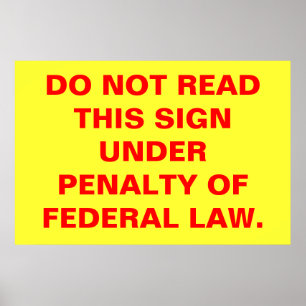 The Law Poster