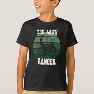 The Lawn Ranger Funny Lawn Mowing T-Shirt