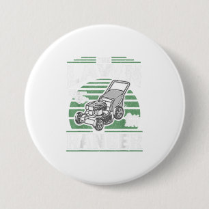 The Lawn Ranger Funny Mower Grass Mowing Fat 7.5 Cm Round Badge