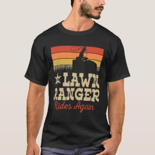The Lawn Ranger Vintage Mowing Mow Retro Gardening T-Shirt
