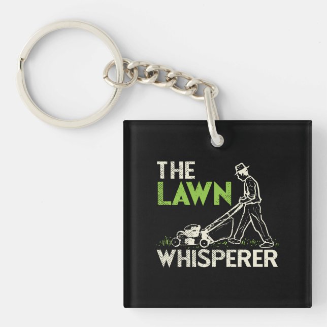 The Lawn Whisperer Key Ring (Front)