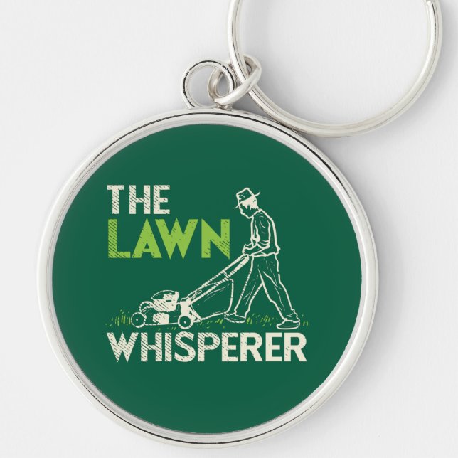 The Lawn Whisperer Key Ring (Front)
