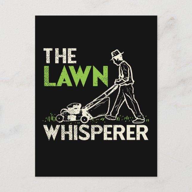 The Lawn Whisperer Postcard (Front)