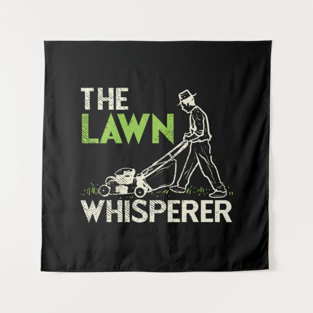 The Lawn Whisperer Tapestry (Front)