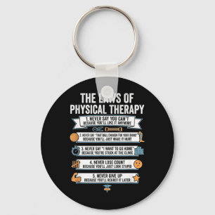 The Laws of Physical Therapy Key Ring